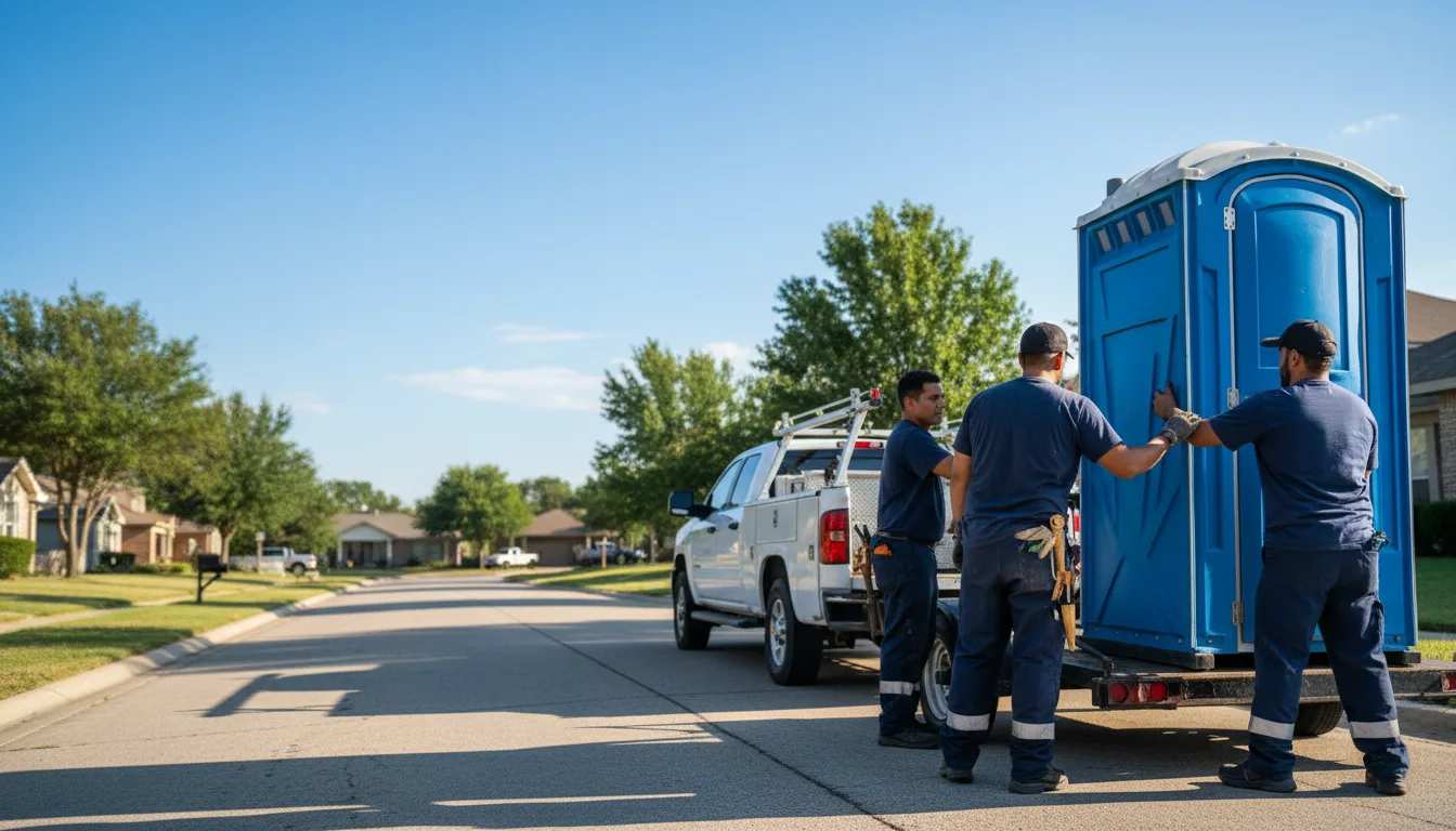 Portable Toilet Rental in Poynor, TX near me